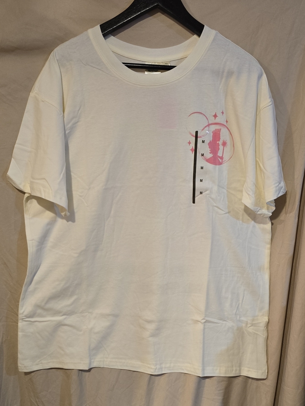 Women's White Graphic Short Sleeve Tee - Wicked Theme